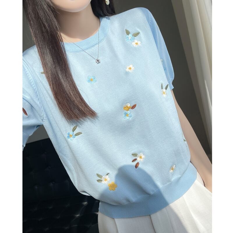 絶対流行 大好評 エレガント 好感度UP カジュアル 全4色 Tシャツ＜F-12054＞