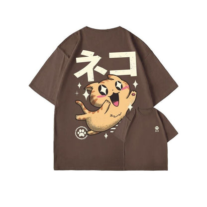 カジュアル プリント アバンギャルド 全6色 半袖 Tシャツ <F-11606>