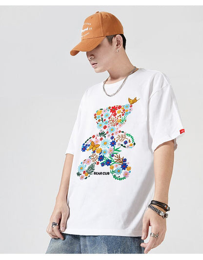 上質 絶対流行 早い者勝ち 早い者勝ち カジュアル 男女兼用 2色選択 Tシャツ<F-11131>