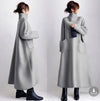 デザイン感抜群レイヤード風ゆったり全2色ケープコートF-12217