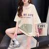 好感度UP 早い者勝ち 絶対流行 カジュアル 2色選択 Tシャツ<F-11678>
