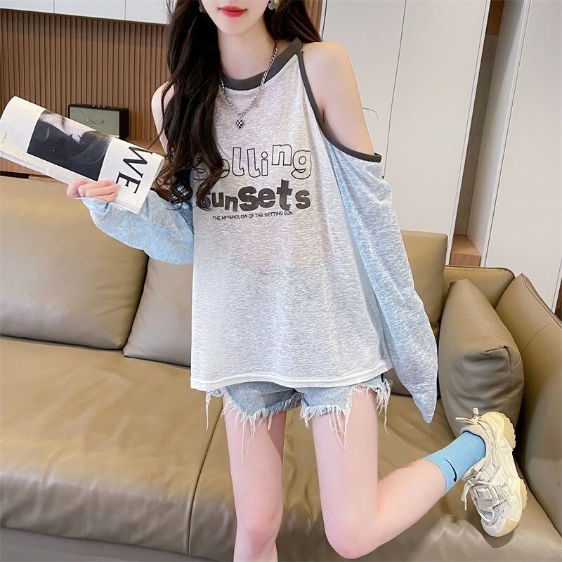 大人気 ラウンドネック スウィート 長袖 Tシャツ ＜F-8629＞