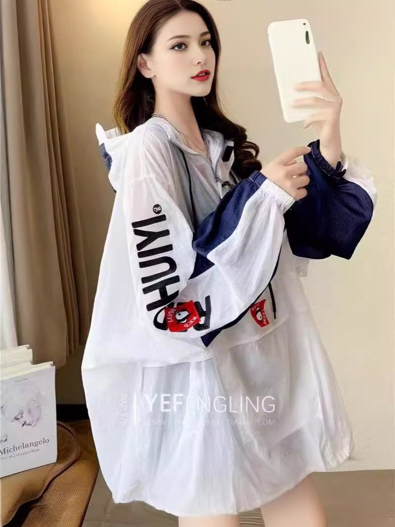 美人度アップ 売り切れ必至 ファッション 超人気 シンプル 透け感 日焼け対策 2色 シャツ ＜F-11465＞
