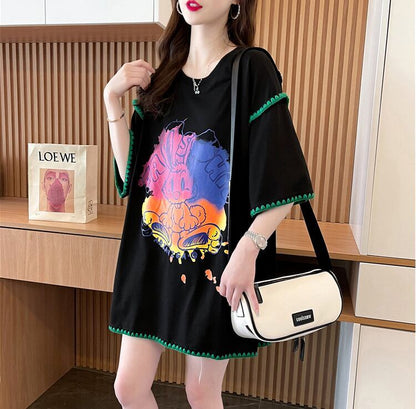 売り切れ必至 ファッション 着心地抜群 プリント 半袖 Tシャツ＜F-8336＞
