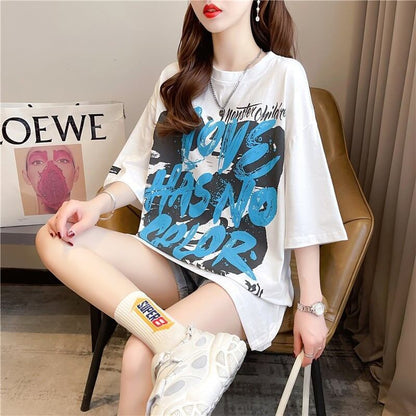 個性的なデザイン   一目惚れ Tシャツ カットソー＜F-3400＞