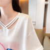 今季マストバイ スウィート 特別デザイン プリント 全2色 半袖Tシャツ<F-8538>