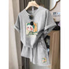 大活躍 カジュアル 夏に嬉しい機能付き 半袖Ｔシャツⅹパンツセット全4色<F-9147>