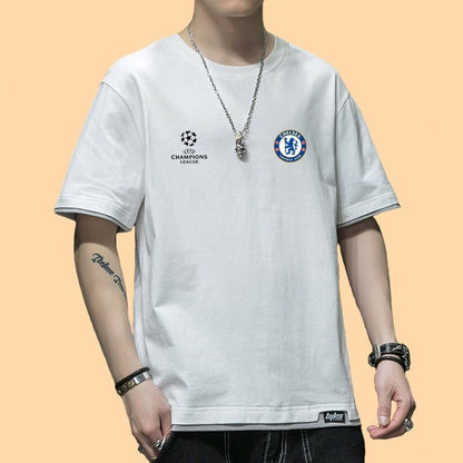 大流行 シンプル 男女兼用 ファッション 半袖 Tシャツ F-13321