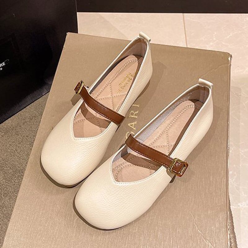 レトロ   オシャレ度満点 シューズ＜F-3552＞