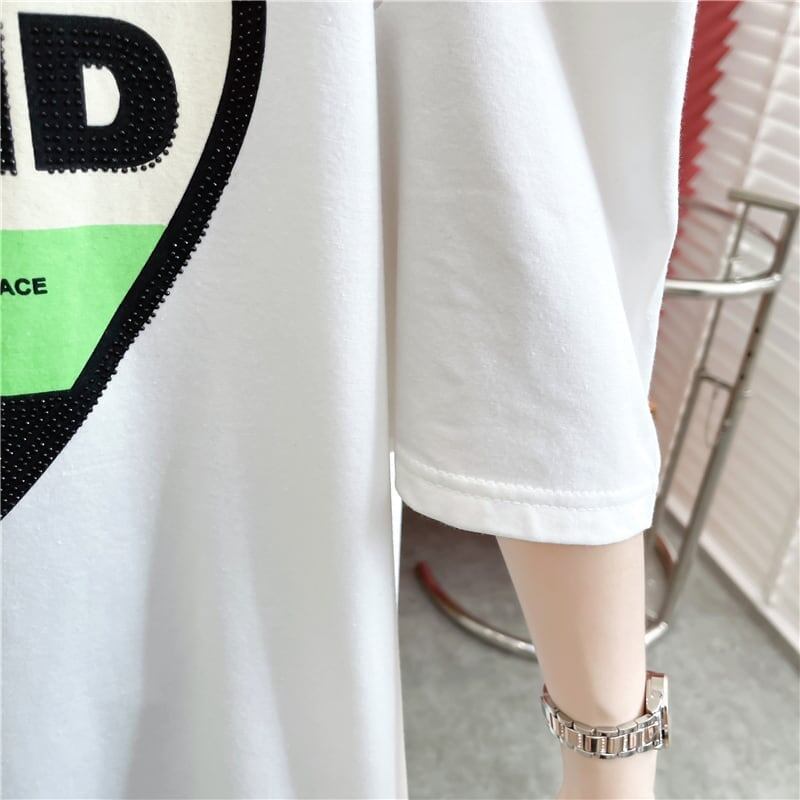 スタイリッシュ   一目惚れ Tシャツ カットソー＜F-3521＞