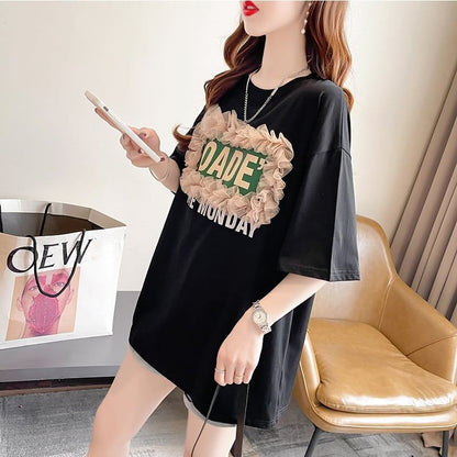 オシャレ度満点 3色選択可 高級感溢れる Tシャツ カットソー＜F-3255＞