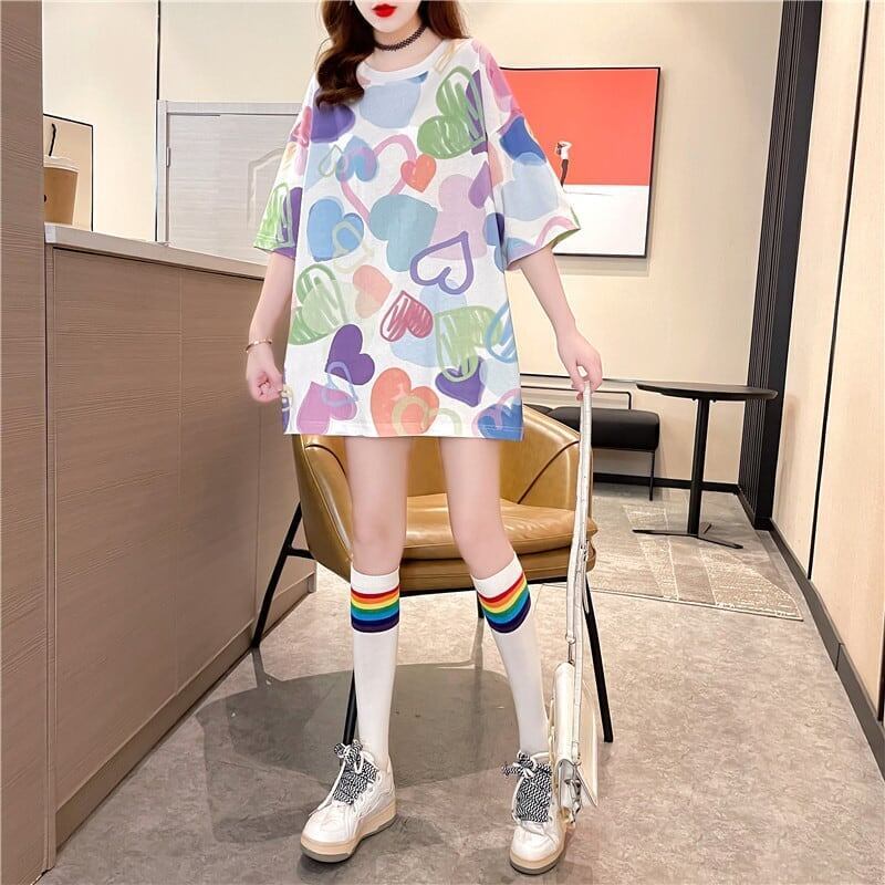 美人度アップ   ファッション カットソー ワンピース＜F-3303＞