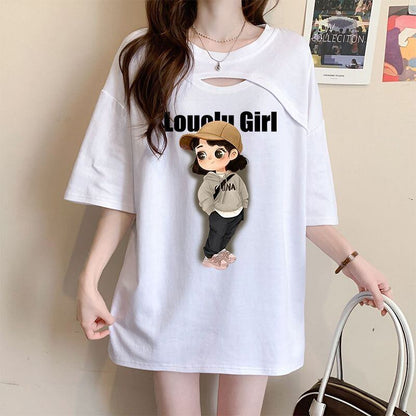 大人可愛い カジュアル キュート 全3色 半袖Tシャツ カットソー ＜F-8602＞