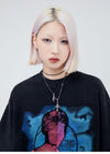 大注目   ストリート系 プリントTシャツ ＜F-2875＞