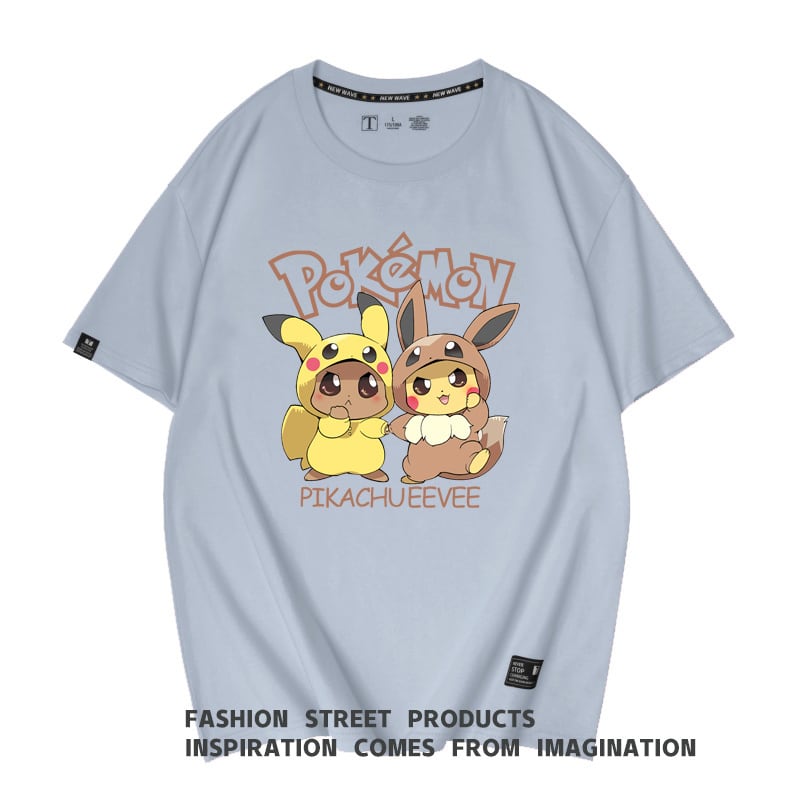 肌触りよい 男女兼用 カジュアル プリント Tシャツ F-13360