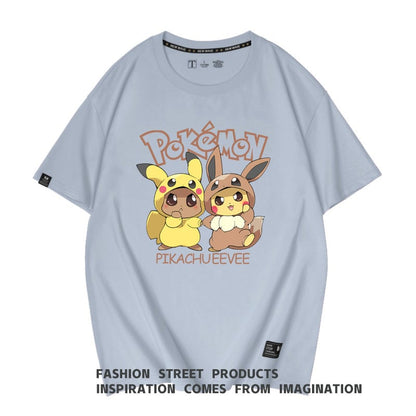 肌触りよい 男女兼用 カジュアル プリント Tシャツ F-13360