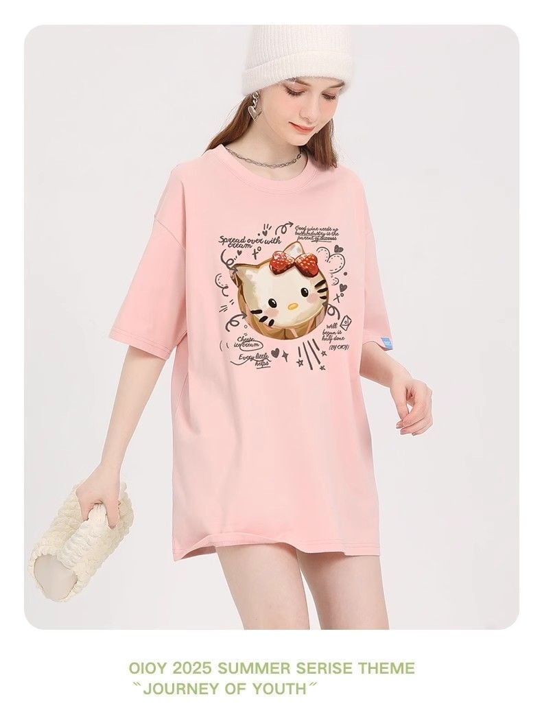大人可愛い シンプル 大人気 半袖 Tシャツ F-13353