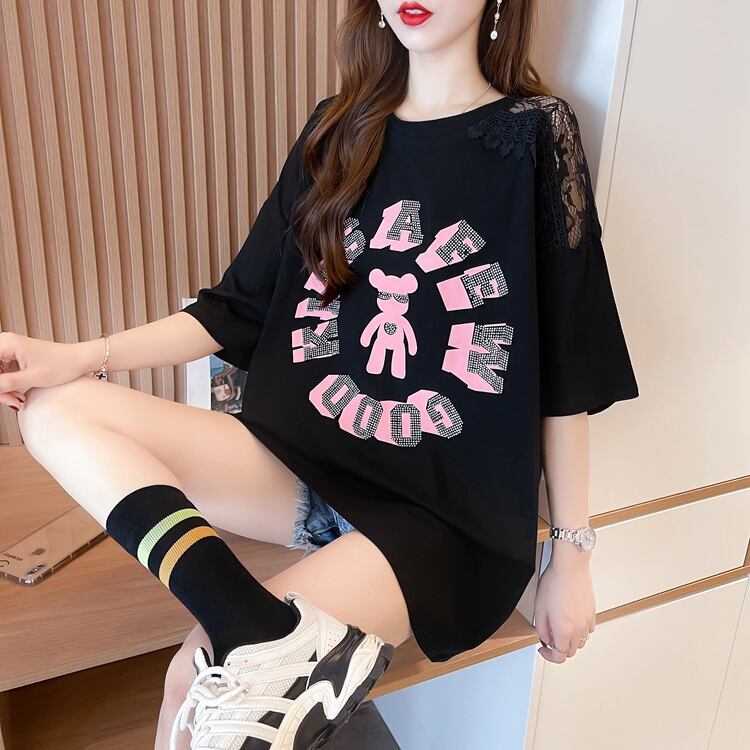 【半額！期間限定！！】美人度アップ スウィート ファッション 半袖シャツ<F-6632>