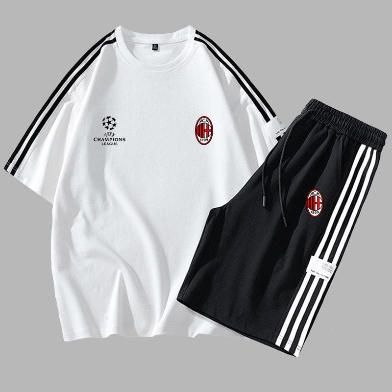 超人気 上質 男女兼用 スポーツ風 Tシャツ & ショーツ セットアップ F-13197