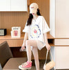 デザインセンスレースステッチTシャツ半袖新しいスタイル<F-2932>