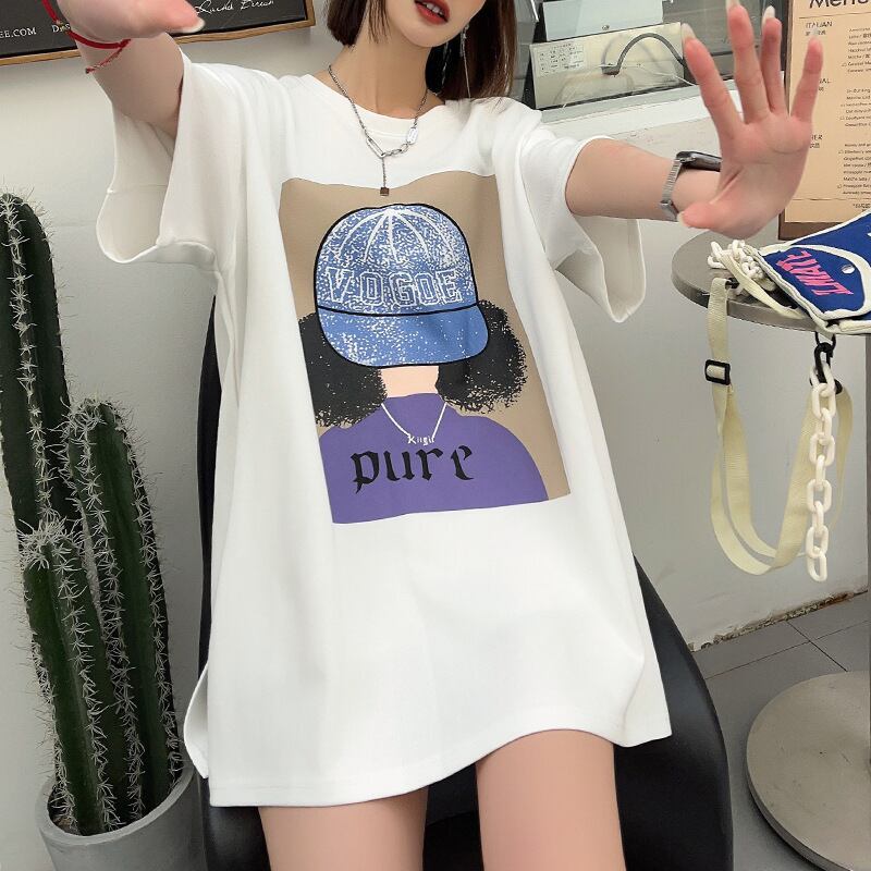話題沸騰中 都市ファッショ 流行新作 オシャレ デザイン プリント全6色 半袖TシャツF-9108