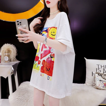 スタイリッシュ   一目惚れ Tシャツ カットソー＜F-3531＞