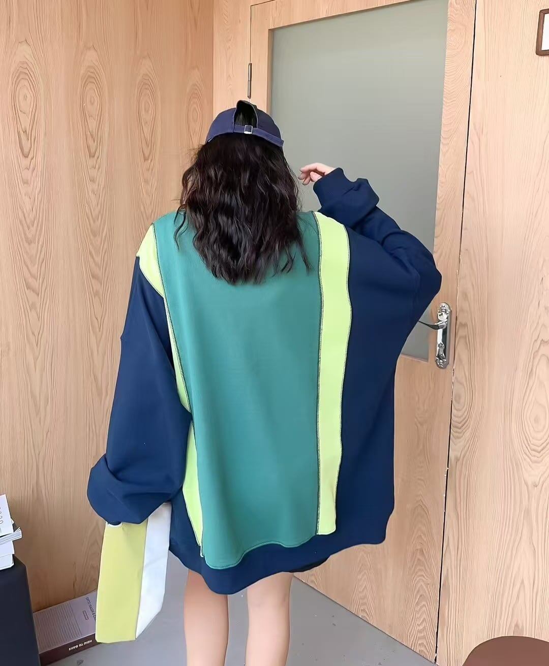 好感度UP カジュアル 韓国風ファッション 3色選択 パーカーF-10371