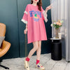 コットンレーストリム半袖Tシャツ<F-3028>