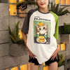 話題沸騰中 プリント切り替え 新作 全2色 半袖Tシャツ カットソー ＜F-8682＞