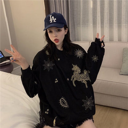 韓国系大人気スウェット   ＜F-1378＞