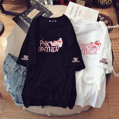 好感度UP ゆったり ロゴ Tシャツ 全5色 半袖 <F-4992>