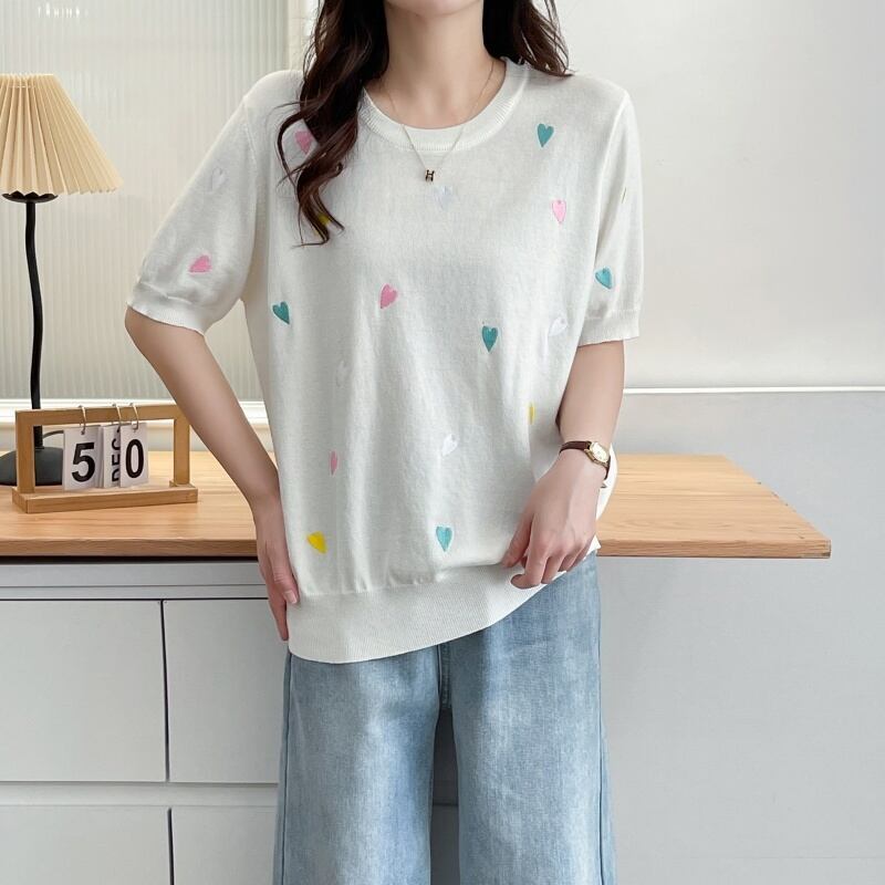 大活躍 好感度UP 海外トレンド カジュアル 全3色 半袖 Tシャツ ＜F-12038＞