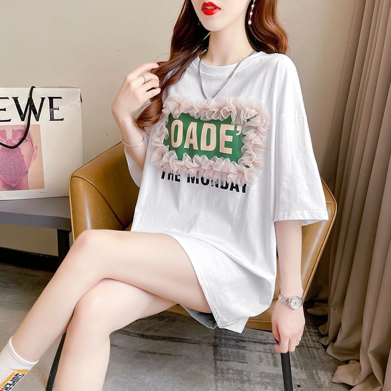 オシャレ度満点 3色選択可 高級感溢れる Tシャツ カットソー＜F-3255＞