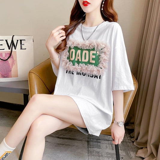 オシャレ度満点 3色選択可 高級感溢れる Tシャツ カットソー＜F-3255＞