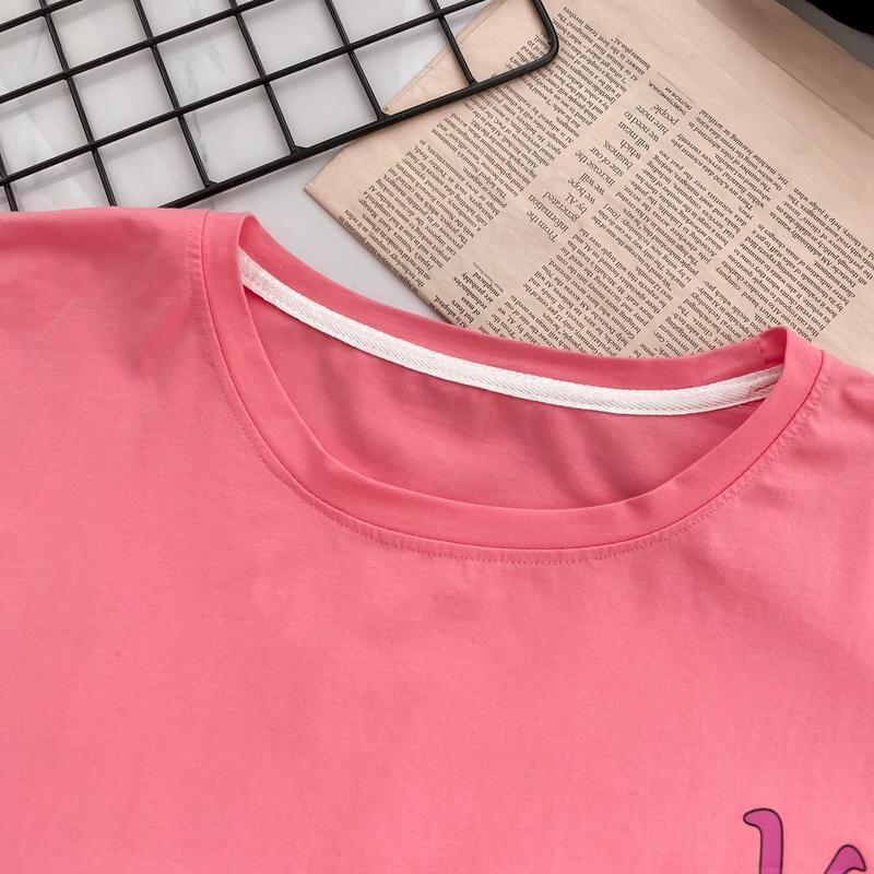 新商品 プリント ファッション ゆったり 全4色 半袖 Tシャツ＜F-11443＞