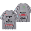 男女兼用 プリント 半袖 Tシャツ F-13264