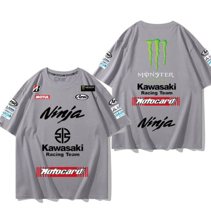 男女兼用 プリント 半袖 Tシャツ F-13264