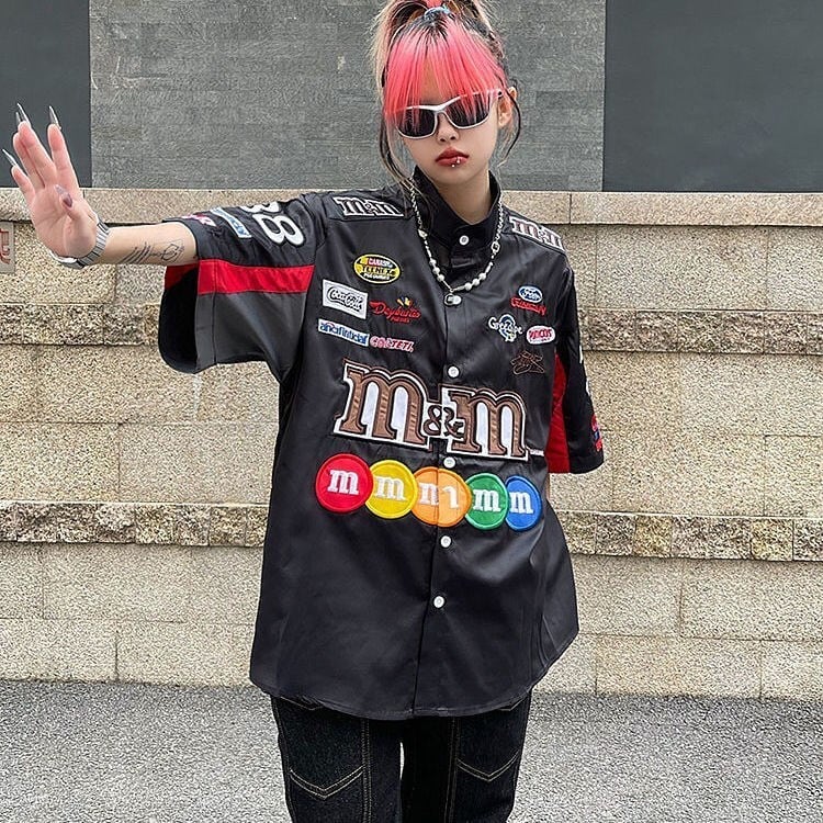 【半額！期間限定！！】定番シンプル  主役級  美人度アップ   売れ筋  全2色 男女兼用 ロゴプリント 半袖シャツ F-13033
