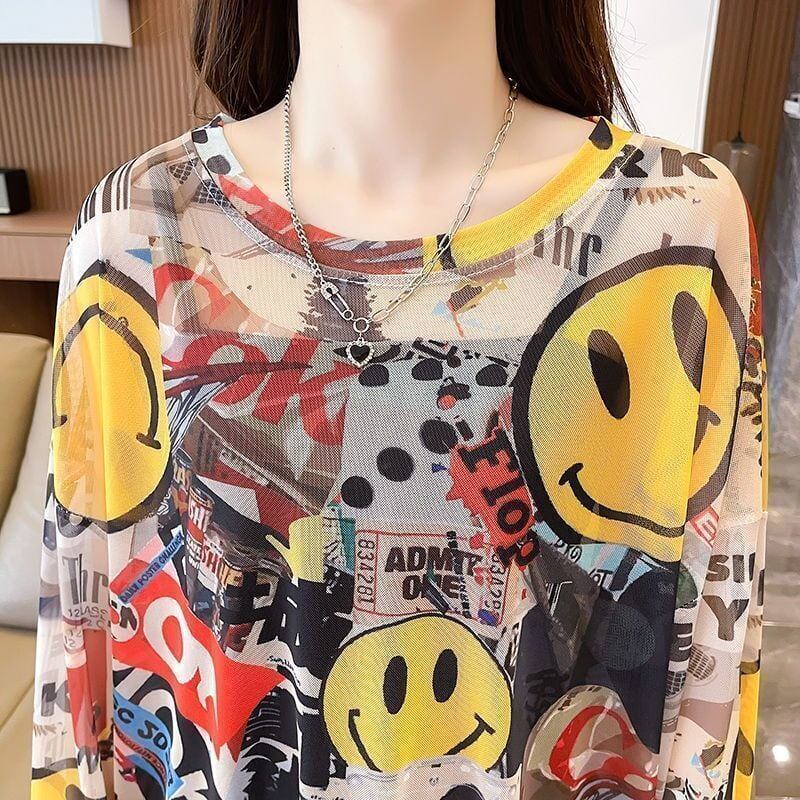 【半額セール！】 大人可愛い 売り切れ必至 元気いっぱい チュール 花柄 Tシャツ<F-4929>