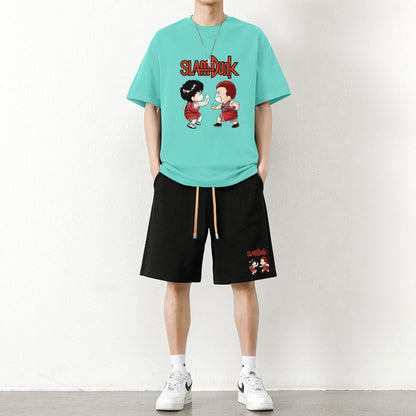 今季マストバイ ファッション男女兼用 超人気 半袖Ｔシャツⅹパンツセット全6色F-6695