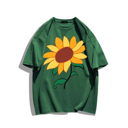 男女兼用 シンプル 上質 プリント Tシャツ F-13303