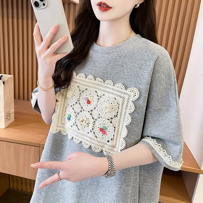 好感度UP 絶対流行 売れ筋 早い者勝ち カジュアル Tシャツ<F-11348>
