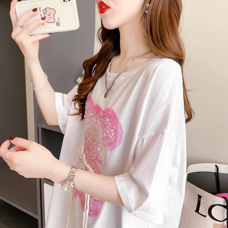 着心地抜群   女性力を高める Tシャツ カットソー＜F-3405＞