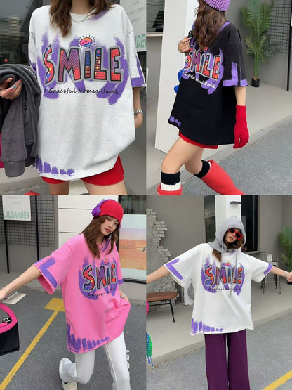 おすすめ 好感度UP 美人度アップ カジュアル 全4色 半袖 Tシャツ ＜F-11234＞