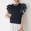 美人度アップ 早い者勝ち 大人可愛い カジュアル 共2色 TシャツF-12149