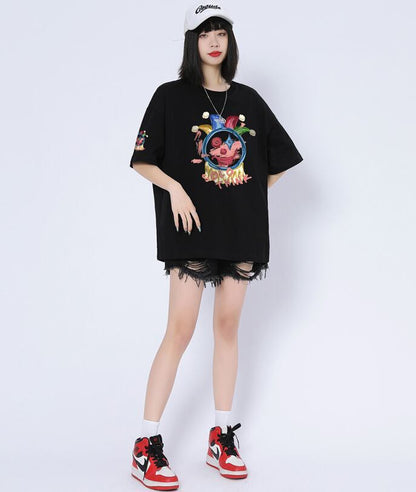 話題沸騰中   カジュアル 6色 半袖Tシャツ＜F-8164＞