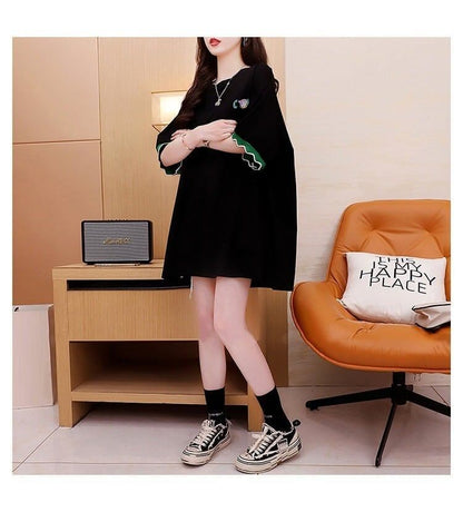 アルファベット   ドロップショルダー ゆったり＜F-2888＞