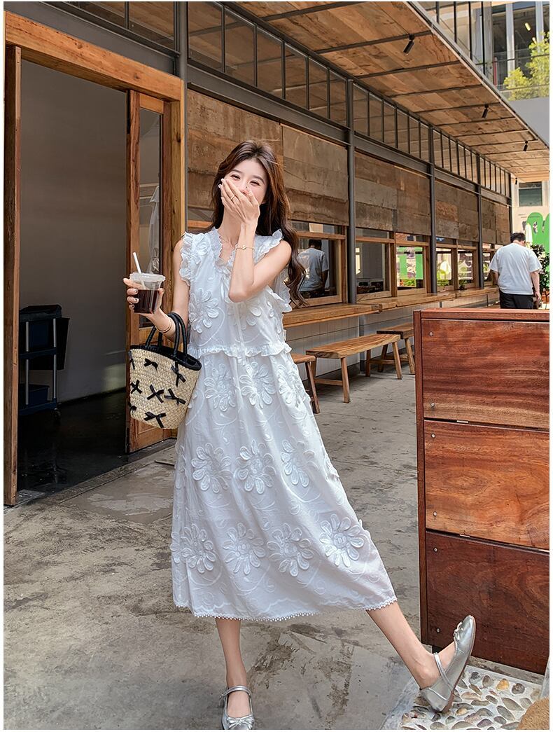 絶対欲しい スウィート 絶対流行 エレガント ワンピース<F-11956>
