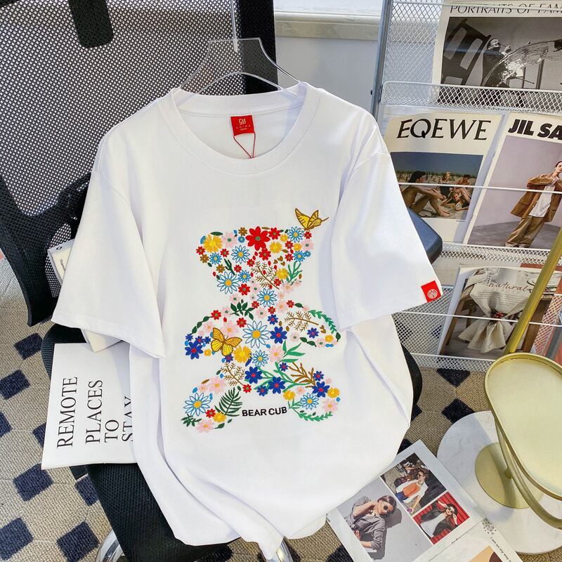 上質 絶対流行 早い者勝ち 早い者勝ち カジュアル 男女兼用 2色選択 Tシャツ<F-11131>