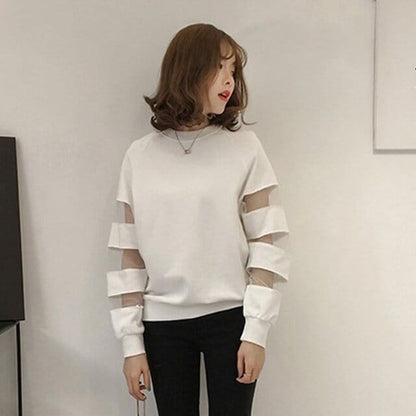 【人気商品再入荷】合わせやすい ラウンドネック デイリー 無地 切り替え スウェット パーカー＜F-2128＞